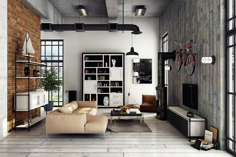 How to Decorate Your Industrial Style Living Room