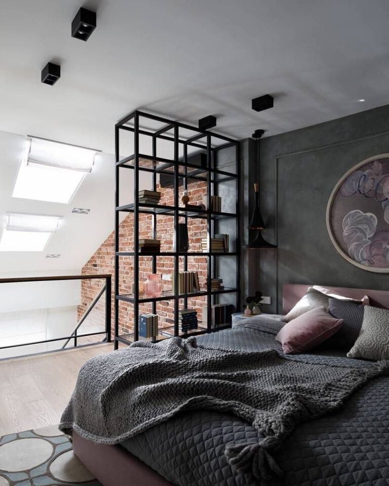 Industrial Bedroom: Decoration for a Loft-Style Sleeping Area