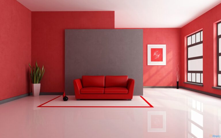 Red Color Decoration: Tips for using and combining red in an interior